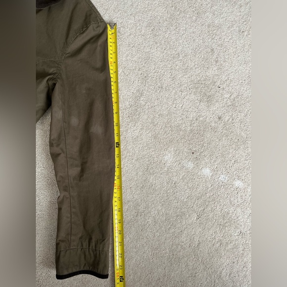 Jack Wills Sage Green Brown Collar Snaps And Zip Pockets Women Jacket  Coat Sz 2 - Picture 4 of 15